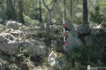 <p>Yacimiento arqueol&oacute;gico Santa Pon&ccedil;a 20, Parque Arqueol&oacute;gico Puig de sa Morisca, Santa Pon&ccedil;a</p>